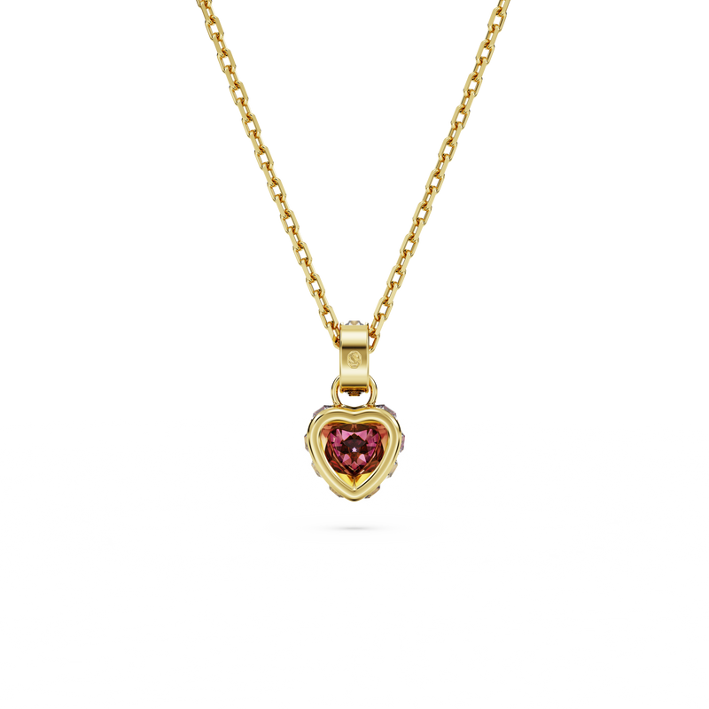 SWAROVSKI STILLA PENDANT, HEART, RED, GOLD-TONE PLATED 5648750