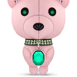 Swarovski Icons key ring, Bear, Multicolored, Stainless steel 5650128