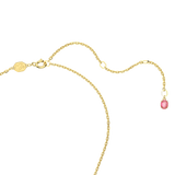 SWAROVSKI FLORERE NECKLACE, FLOWER, PINK, GOLD-TONE PLATED 5650569
