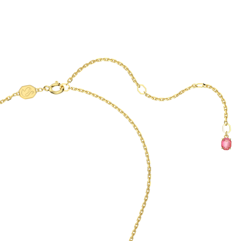 SWAROVSKI FLORERE NECKLACE, FLOWER, PINK, GOLD-TONE PLATED 5650569