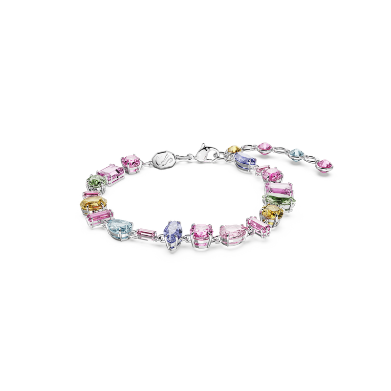 SWAROVSKI GEMA BRACELET, MIXED CUTS, MULTICOLORED, RHODIUM PLATED 5656427