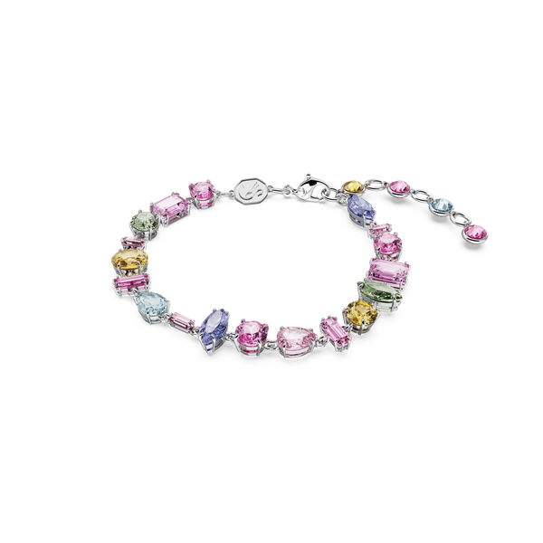 SWAROVSKI GEMA BRACELET, MIXED CUTS, MULTICOLORED, RHODIUM PLATED 5656427