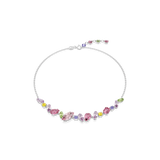 Swarovski Gema necklace, Mixed cuts, Multicolored, Rhodium plated 5658398