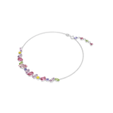 Swarovski Gema necklace, Mixed cuts, Multicolored, Rhodium plated 5658398