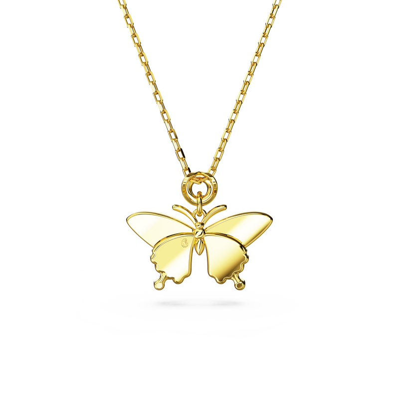 SWAROVSKI IDYLLIA PENDANT, BUTTERFLY, MULTICOLORED, GOLD-TONE PLATED 5658857