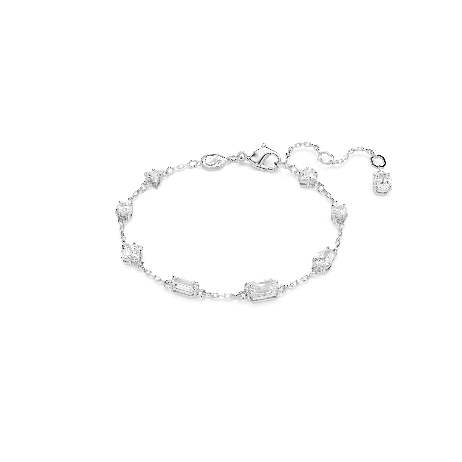 Swarovski Mesmera bracelet, Mixed cuts, Scattered design, White