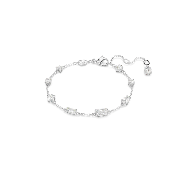 SWAROVSKI MESMERA BRACELET, MIXED CUTS, SCATTERED DESIGN, WHITE, RHODIUM PLATED 5661530