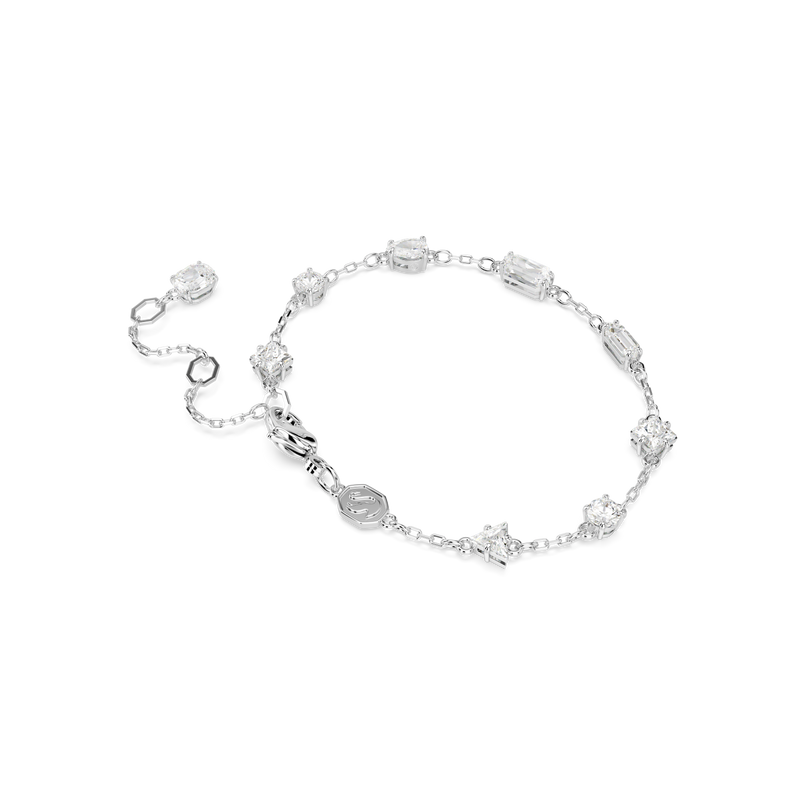 SWAROVSKI MESMERA BRACELET, MIXED CUTS, SCATTERED DESIGN, WHITE, RHODIUM PLATED 5661530