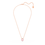 SWAROVSKI BELLA V PENDANT, ROUND CUT, PINK, ROSE GOLD-TONE PLATED 5662088