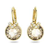 SWAROVSKI BELLA V DROP EARRINGS, ROUND CUT, GOLD TONE, GOLD-TONE PLATED 5662093