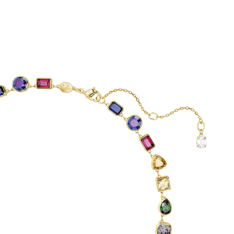 SWAROVSKI STILLA NECKLACE, MIXED CUTS, MULTICOLORED, GOLD-TONE PLATED 5662915