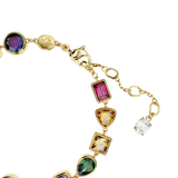 SWAROVSKI STILLA BRACELET, MIXED CUTS, MULTICOLORED, GOLD-TONE PLATED 5662925