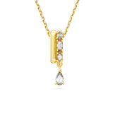SWAROVSKI DEXTERA PENDANT, MIXED CUTS, WHITE, GOLD-TONE PLATED 5663333