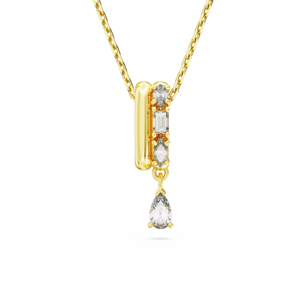 SWAROVSKI DEXTERA PENDANT, MIXED CUTS, WHITE, GOLD-TONE PLATED 5663333