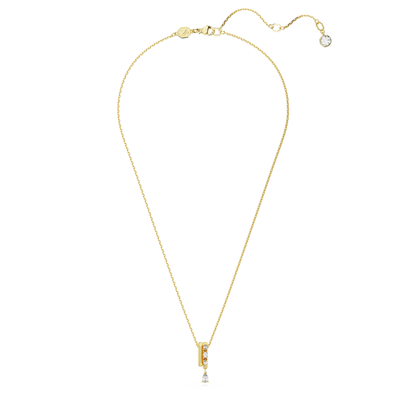 SWAROVSKI DEXTERA PENDANT, MIXED CUTS, WHITE, GOLD-TONE PLATED 5663333