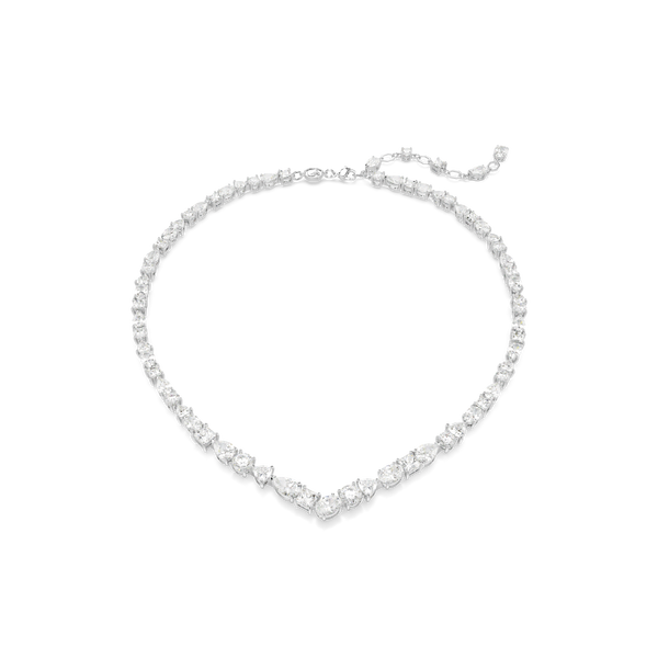 SWAROVSKI MESMERA NECKLACE, MIXED CUTS, WHITE, RHODIUM PLATED 5665242