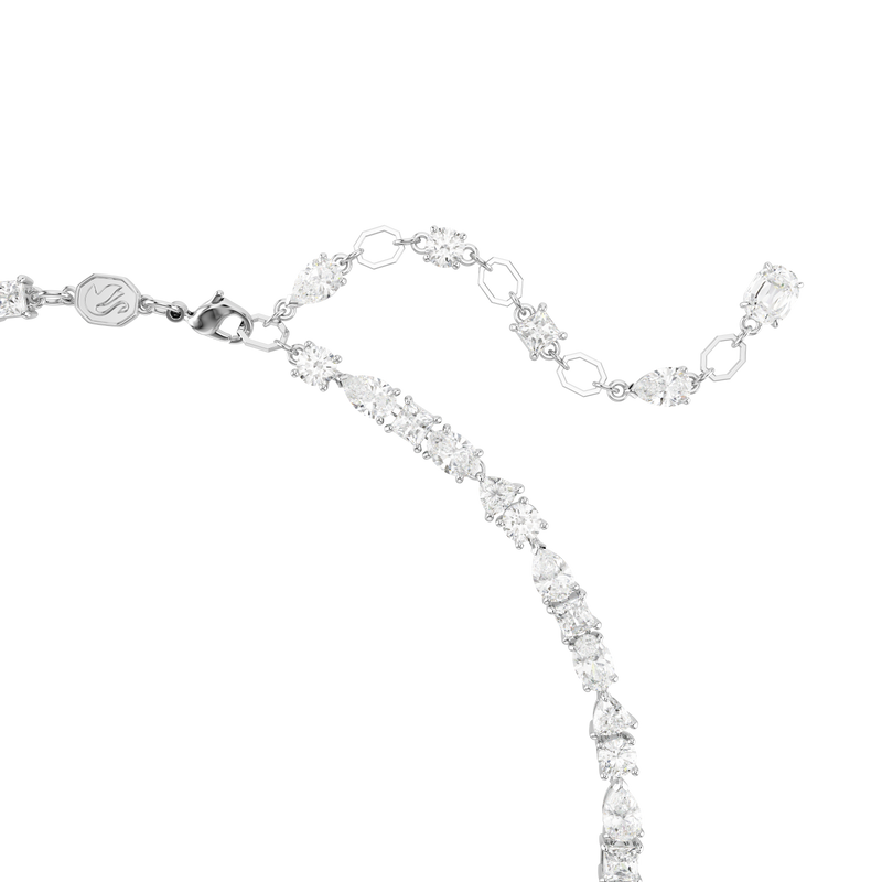 SWAROVSKI MESMERA NECKLACE, MIXED CUTS, WHITE, RHODIUM PLATED 5665242