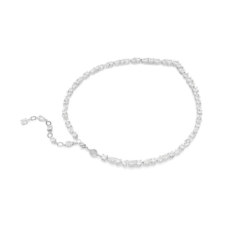 SWAROVSKI MESMERA NECKLACE, MIXED CUTS, WHITE, RHODIUM PLATED 5665242