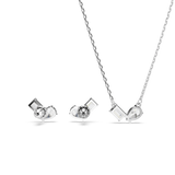 SWAROVSKI MESMERA SET, MIXED CUTS, WHITE, RHODIUM PLATED 5665829