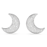 SWAROVSKI LUNA CLIP EARRINGS, MOON, WHITE, RHODIUM PLATED 5666158