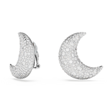 SWAROVSKI LUNA CLIP EARRINGS, MOON, WHITE, RHODIUM PLATED 5666158