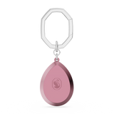 SWAROVSKI KEY RING, PEAR CUT, PINK 5666646