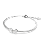 SWAROVSKI MESMERA BANGLE, MIXED CUTS, WHITE, RHODIUM PLATED 5667253