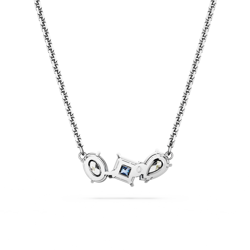 SWAROVSKI MESMERA PENDANT, MIXED CUTS, BLUE, RHODIUM PLATED 5668276