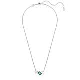 Swarovski Mesmera pendant, Mixed cuts, Green, Rhodium plated 5668278