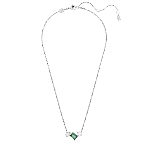 SWAROVSKI MESMERA PENDANT, MIXED CUTS, GREEN, RHODIUM PLATED 5668278