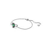 SWAROVSKI MESMERA BRACELET, MIXED CUTS, GREEN, RHODIUM PLATED 5668360