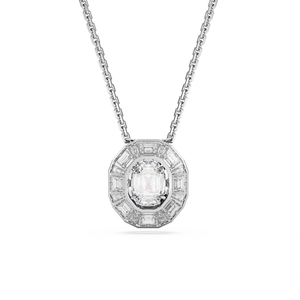 SWAROVSKI MESMERA PENDANT, OCTAGON CUT, WHITE, RHODIUM PLATED 5669915