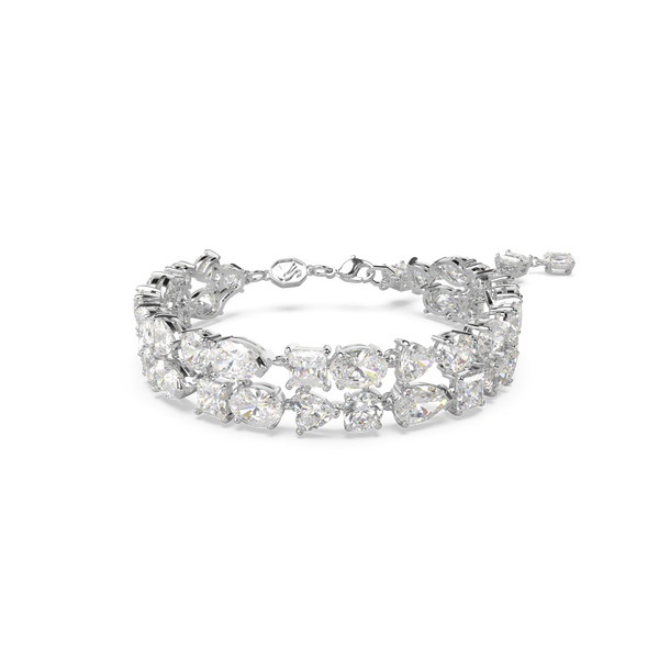 SWAROVSKI MESMERA BRACELET, MIXED CUTS, WHITE, RHODIUM PLATED 5669927