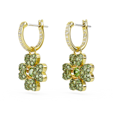 SWAROVSKI IDYLLIA DROP EARRINGS, CLOVER, GREEN, GOLD-TONE PLATED 5670664