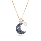 SWAROVSKI LUNA PENDANT, MOON, MULTICOLORED, ROSE GOLD-TONE PLATED 5671585