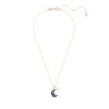 SWAROVSKI LUNA PENDANT, MOON, MULTICOLORED, ROSE GOLD-TONE PLATED 5671585