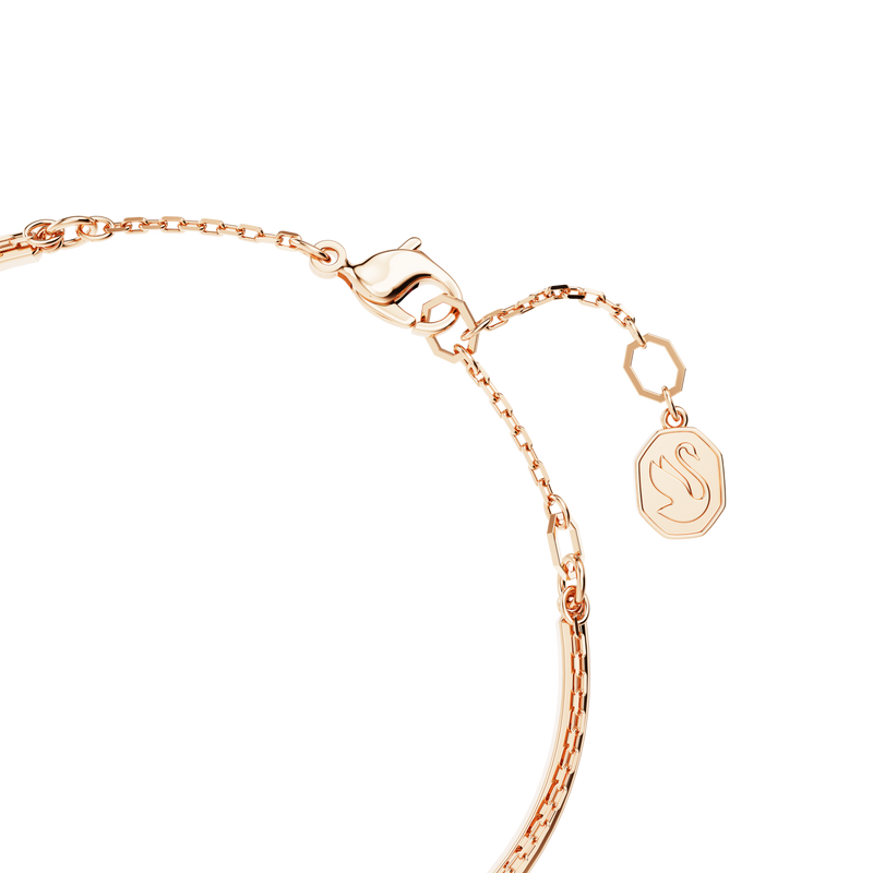 SWAROVSKI LUNA BANGLE, MOON, MULTICOLORED, ROSE GOLD-TONE PLATED 5671586