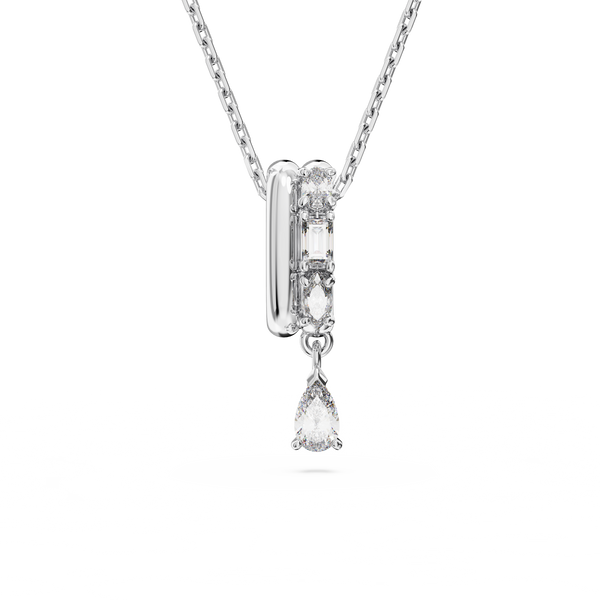 SWAROVSKI DEXTERA PENDANT, MIXED CUTS, WHITE, RHODIUM PLATED 5671819