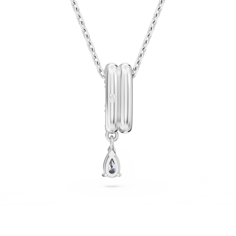 SWAROVSKI DEXTERA PENDANT, MIXED CUTS, WHITE, RHODIUM PLATED 5671819