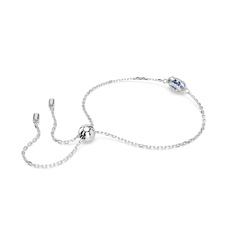 SWAROVSKI CONSTELLA BRACELET, OVAL CUT, BLUE, RHODIUM PLATED 5671895