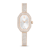 Swarovski Dextera bangle watch, Swiss Made, Metal bracelet, Gold tone, Champagne gold-tone finish 5672987