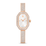 Swarovski Dextera bangle watch, Swiss Made, Metal bracelet, Rose gold tone, Rose gold-tone finish 5672992