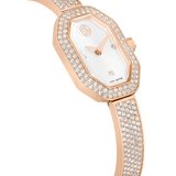 Swarovski Dextera bangle watch, Swiss Made, Metal bracelet, Rose gold tone, Rose gold-tone finish 5672992