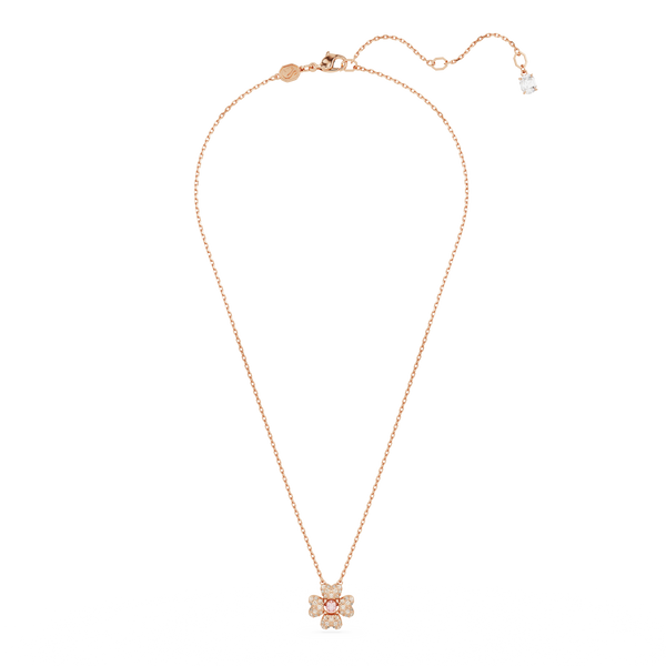 SWAROVSKI IDYLLIA PENDANT, CLOVER, WHITE, ROSE GOLD-TONE PLATED 5674211