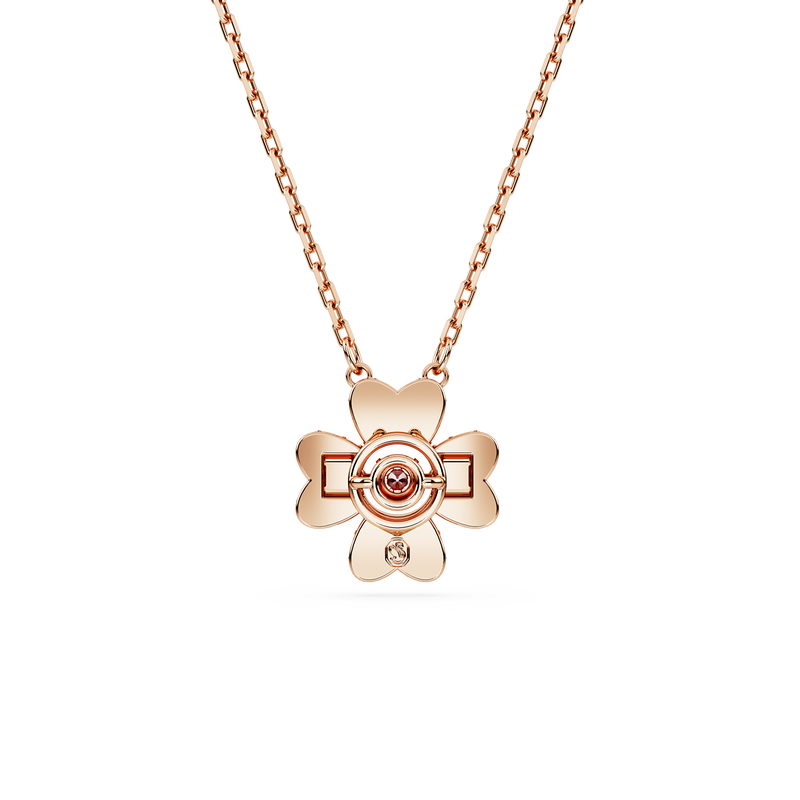 SWAROVSKI IDYLLIA PENDANT, CLOVER, WHITE, ROSE GOLD-TONE PLATED 5674211