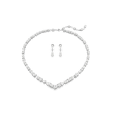 Swarovski Mesmera set, Mixed cuts, White, Rhodium plated 5674306