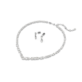 Swarovski Mesmera set, Mixed cuts, White, Rhodium plated 5674306