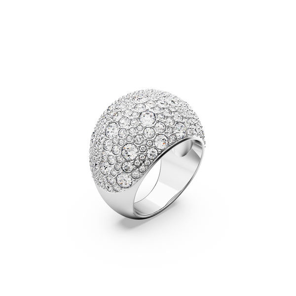SWAROVSKI Luna リング Luna リング, 月, ホワイト, ロジウム・プレーティング | Swarovski