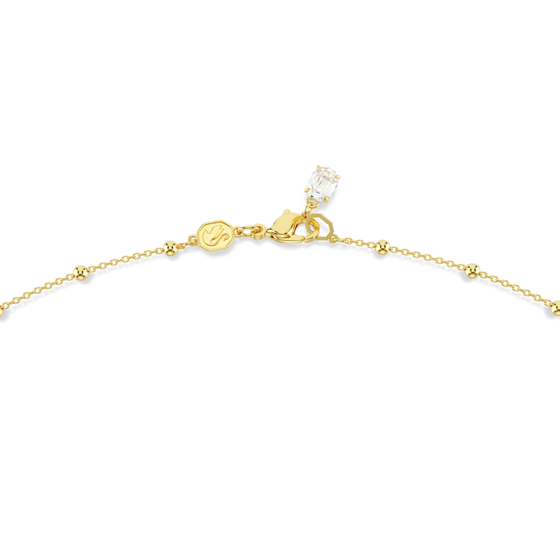 Swarovski Imber strandage, Round cut, White, Gold-tone plated 5680091 ...