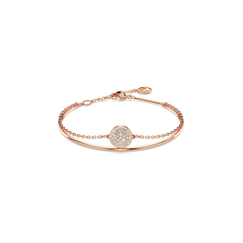 Swarovski Sublima bangle, White, Rose gold-tone plated 5683452 – Finch ...